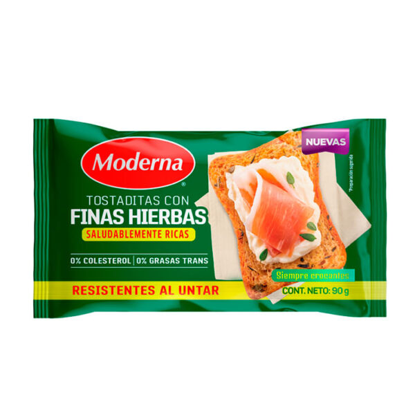 MODERNA TOSTADAS CFINAS HIERBAS