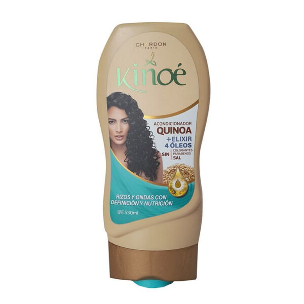KINOE ACONDICIONADOR QUINOA + ELIXIR 4 ÓLEOS 530ML
