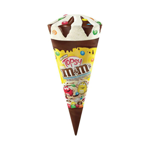 HELADO TOPSI CONO M&M