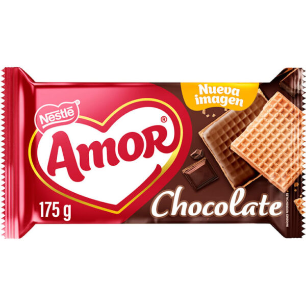 AMOR WAFERS CHOCOLATE 175G