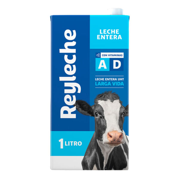 LECHE REYLECHE ENTERA 1L CARTON