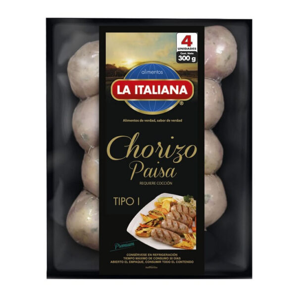 CHORIZO PAISA BOTON 300G