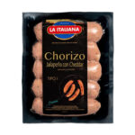 CHORIZO JALAPEÑO ITALINANA C/CHEDD EMP VC 400 GR