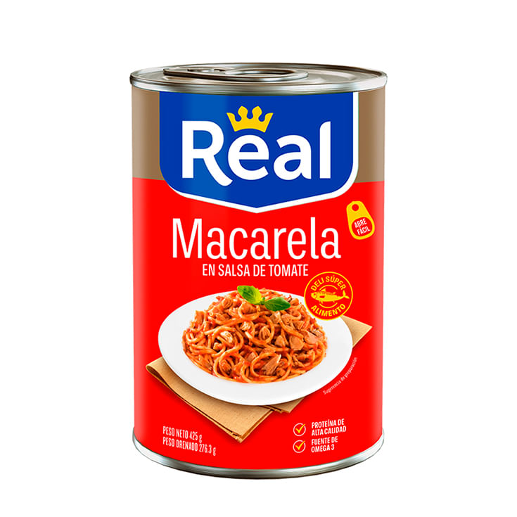 7862100601555 MACARELA REAL 425G - Imagen 1