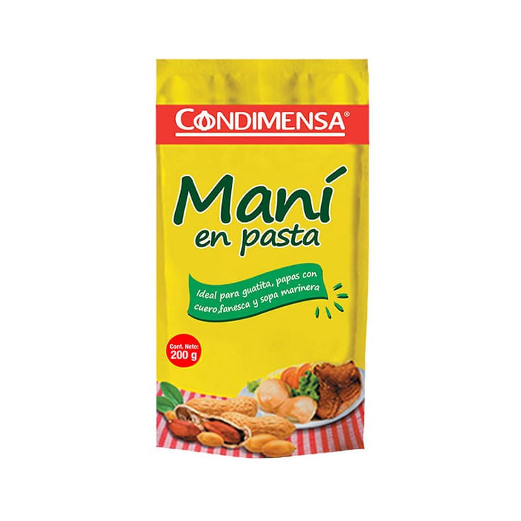 7862101144754 CONDIMENSA MANI EN PASTA DOY PACK - Imagen 1