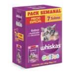 WHISKAS GATITOS ALIMENTO HUMEDO MULTIPACK 85G X 7 UNDS