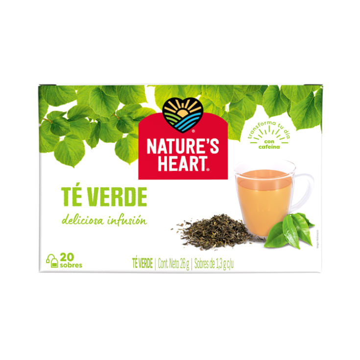 7862107781656-1 TÉ TERRAFERTIL TE VERDE X 20 SOBRES - Imagen 1