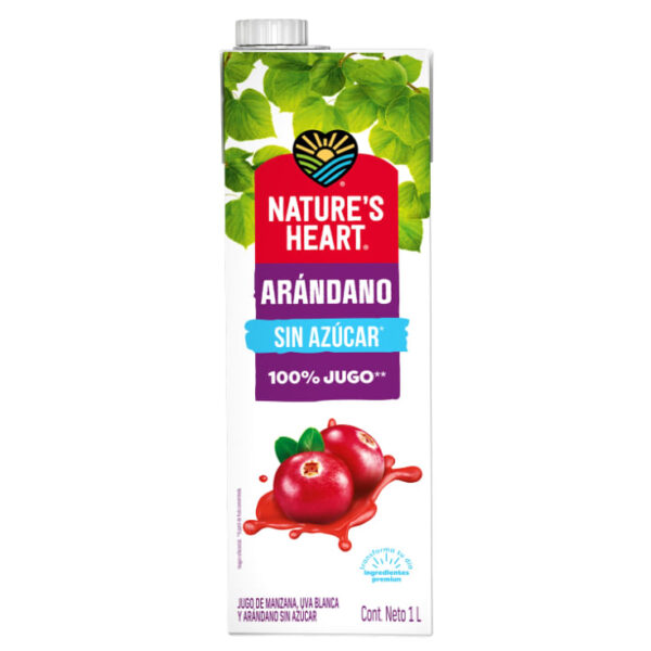 JUGO NATURES HEART ARANDANO L