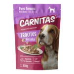CARNITAS AP PERRO TROCITOS EN SALSA PAVO TERNERA 100G