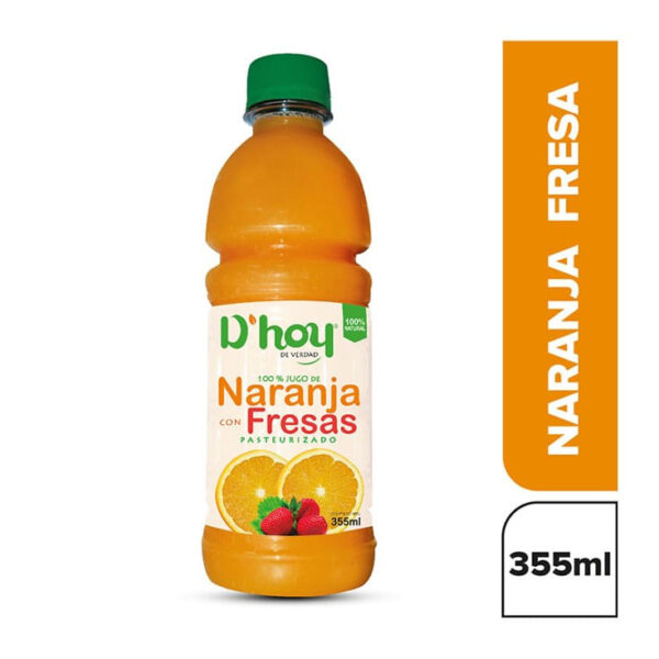 D HOY NARANJA  Y FRESAS 355ML