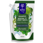 SHAMPOO KIYU DOY PACK 1000ML MANZANA, TE VERDE & MENTA