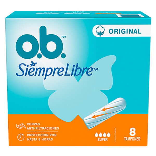 TAMPONES O.B. SUPER X 8 UNDS.