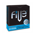 PRESERVATIVOS FIVE 5 STEEL