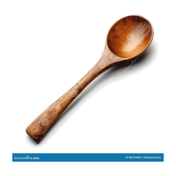 CUCHARA DE MADERA ARTESANAL PARA COMER