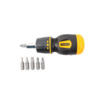 JGO 6 PUNTAS ESTRELLAS PLANAS C/DESTORNILLADOR MAGNETICO RATCHET 3-1/2
