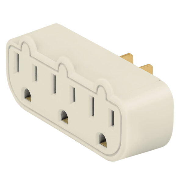 TOMA MULT VOLTECK D/PARED C/PATAS POLARIZADO-3/SERV