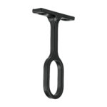 SOPORTE CENTRAL P/TUBO OVALADO 1PZ NEGRO
