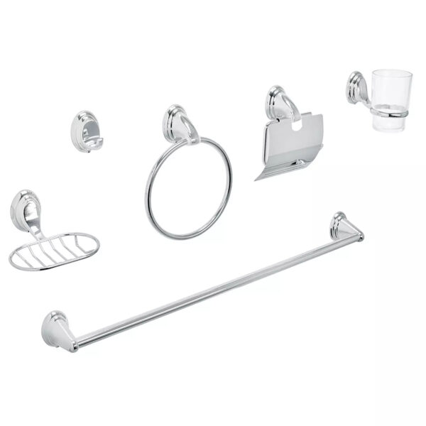 JGO ACC BANIO 6PCS CROMO AQUA FOSET