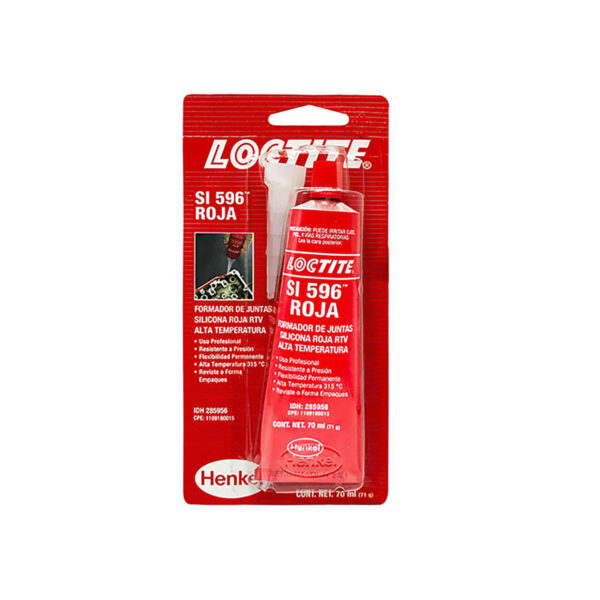 SILICON LOCTITE ROJO ALTA/TEMPERATURA 70ML