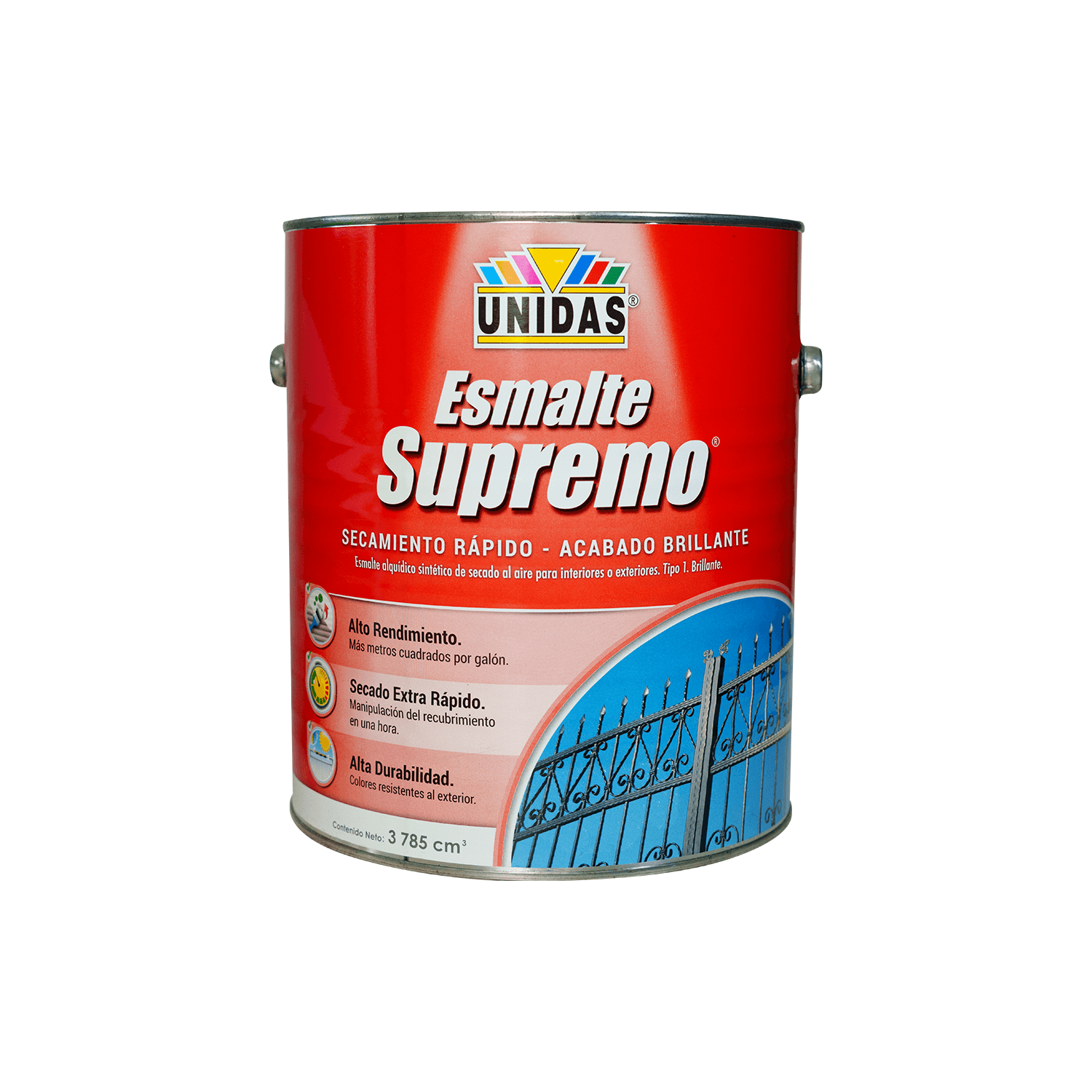 7861151611018 ESMALT SUPRM GRIS CL GALON - Imagen 1