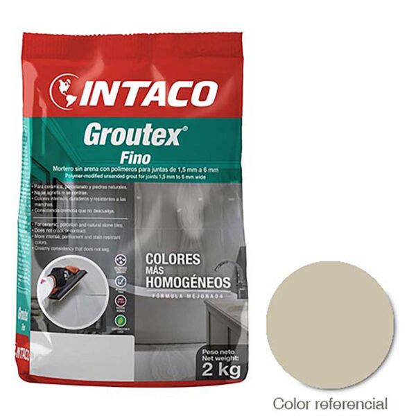 INTACO GROUTEX CREMA 2KG.PF S/A
