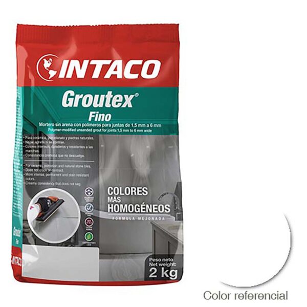 PORCELANA GROUTEX BLANCO 2K