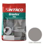 INTACO GROUTEX GRIS ACERO 2KG.