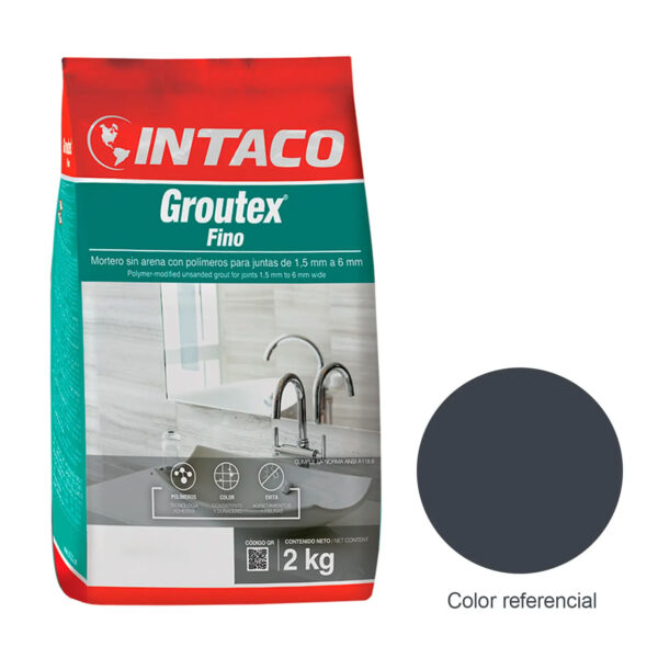INTACO GROUTEX NEGRO INTENSO 2KG.