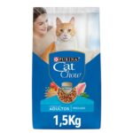 CAT CHOW PREBIOTICOS  ADULTOS PESCADO 1.5KG