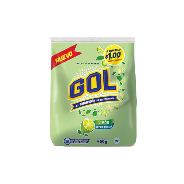 GOL DETERGENTE EN POLV. LIMON