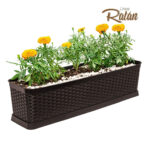 MACETERO RATAN RECTANGULAR GRANDE
