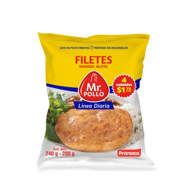 FILETE DE POLLO 240 G - 280 G MR. POLLO