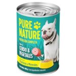 PURE NATURE CERDO Y VEGETALES 400GR