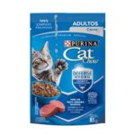 CAT CHOW TROZOS CARNE ADULTOS 85GR