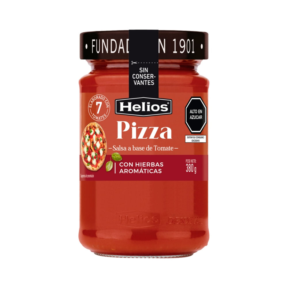 8410095044582 HELIOS SALSA PIZZA 380G - Imagen 1