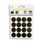 RESBALON REDONDO CAFE 22MM 16PZ K-HOME